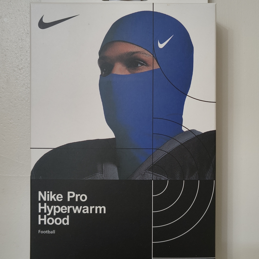 Nike Pro Hyperwarm Hood in Blue NWT